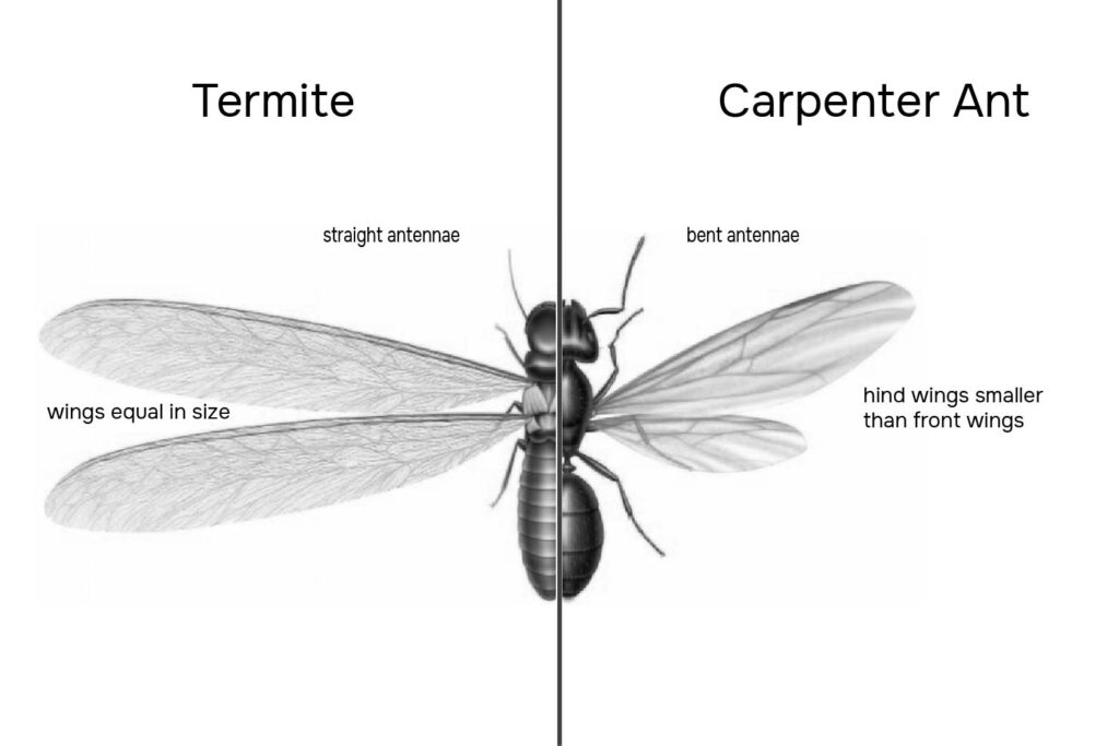Carpenter ants vs termites